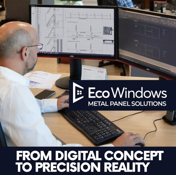 At Eco Metal Panel Solutions, we transform detailed shop drawings into precision-crafted components that form the complete aluminum panel system.